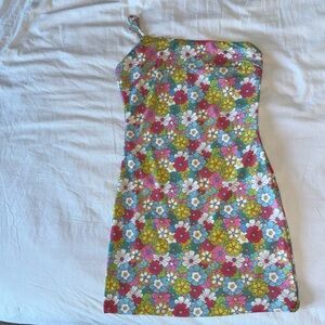 Mini one strap dress